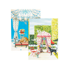 Load image into Gallery viewer, Caspari Animals &amp; Garden Pavilions Boxed Note Cards
