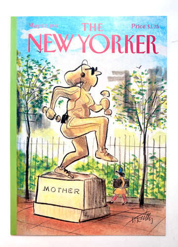 New Yorker Mother's Day Statue Single Card