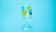 Load image into Gallery viewer, Modfest Acrylic Stemmed Wine Glass Set- Blue/Green