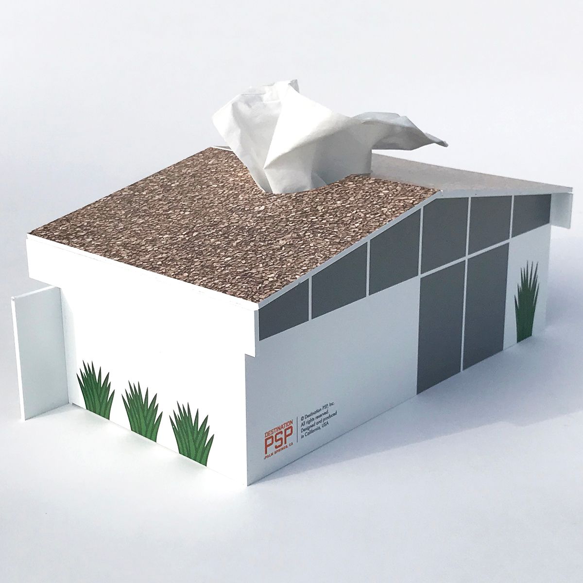 Tissue Box Cover in Stone – The Balm Home