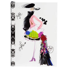 Load image into Gallery viewer, Christian Lacroix Croquis Fashion Sketch  A6 Softcover Notebooks