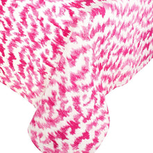Load image into Gallery viewer, Caspari Reversible Kantha Table Cover in Orange & Fuchsia Modern Moiré
