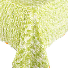 Load image into Gallery viewer, Caspari Reversible Kantha Table Cover in Orange Grove