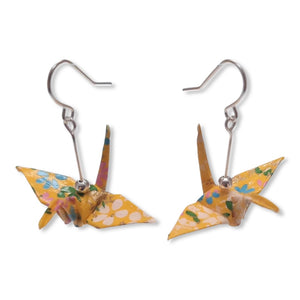 Origami Crane Earrings