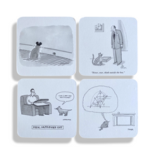 Load image into Gallery viewer, New Yorker Cat Coaster Set