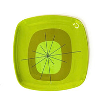 Load image into Gallery viewer, Atomic Melamine Salad Plates Set of 4- Green