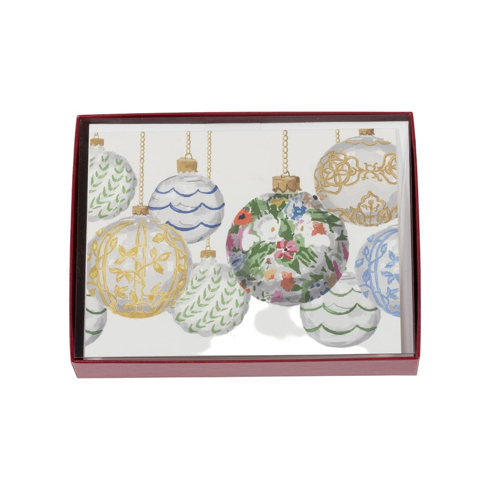 Caspari Savannah Ornaments Boxed Christmas Cards