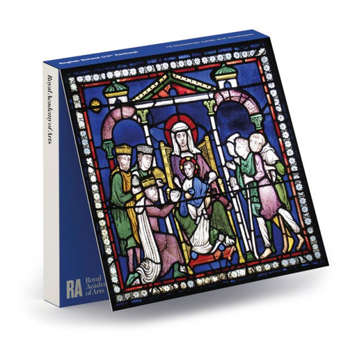 12th Century Adoration of the Magi and Shepherds Christmas Note Card Pack of 10