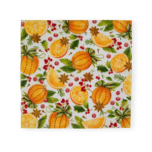 Caspari Orange Spice Paper Cocktail Napkins - 20 Per Package