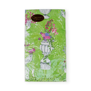 Caspari Jardin De Luxembourg Guest Towel Napkins - 15 Per Package