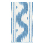 Caspari Toile De Nantes Blue-Paper Linen Guest Towels Airlaid