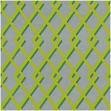 Load image into Gallery viewer, Caspari Trellis Green &amp; Silver Foil Gift Wrapping Paper - 30 x 6 Roll