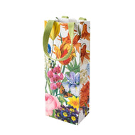 Caspari Redouté Floral Wine Gift Bag