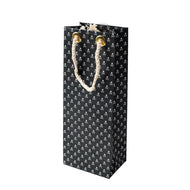 Caspari Skull and Crossbones Wine & Bottle Gift Bag