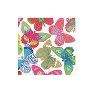 Caspari Butterflies Paper Cocktail Napkins- Pink