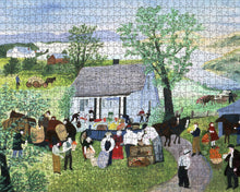 Load image into Gallery viewer, Grandma Moses: Moving Day on the Farm 1000-Piece Jigsaw Puzzle
