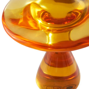 Jonathan Adler Orange Acrylic Mushroom Objet