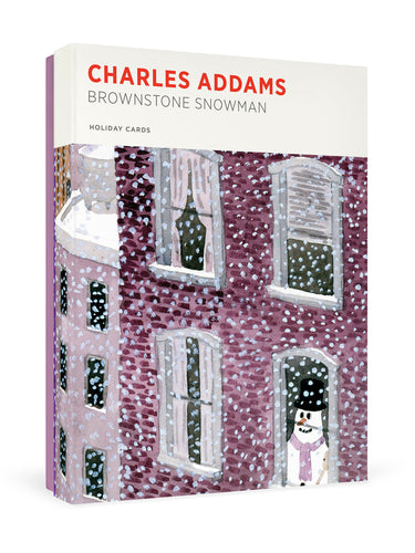 Charles Addams Brownstone Snowman Note Card Set