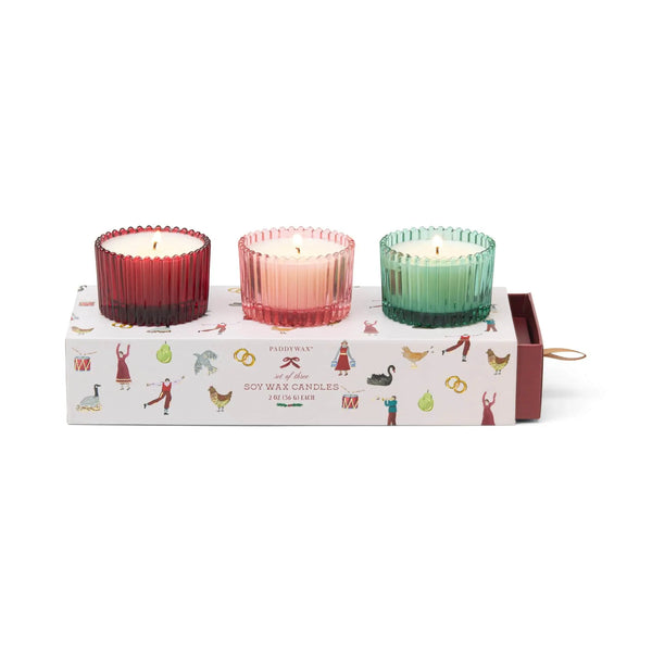 12 Days of Christmas Holiday Candle Set