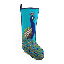 Load image into Gallery viewer, Jonathan Adler Peacock Stocking