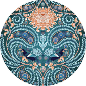 Catherine Marion: Huia and Chrysanthemum 500-Piece Circular Jigsaw Puzzle