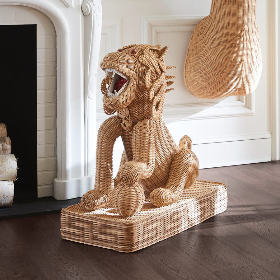 Jonathan Adler Wicker Foo Dog – OKCMOA STORE