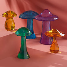 Load image into Gallery viewer, Jonathan Adler Orange Acrylic Mushroom Objet