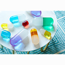 Load image into Gallery viewer, Jonathan Adler Small Acrylic Pill- Yellow