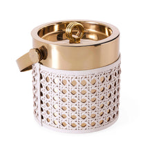Load image into Gallery viewer, Jonathan Adler Basketweave Ice Bucket