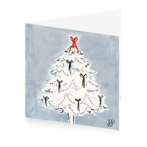 Tree by Garrod Christmas Note Card Pack of 10