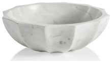 Load image into Gallery viewer, Scalloped Kenzi Marble Bowl
