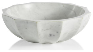 Scalloped Kenzi Marble Bowl