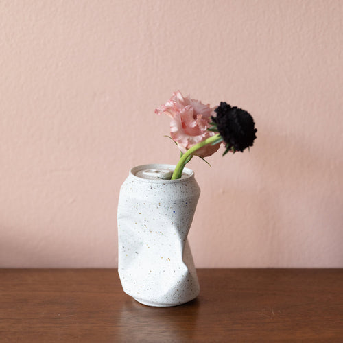 Concrete Soda Can Vase