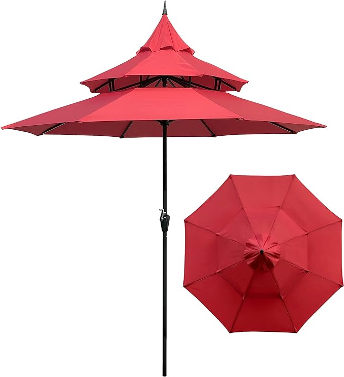 cheap red patio umbrellas Outdoor Patio Umbrella – OKCMOA STORE