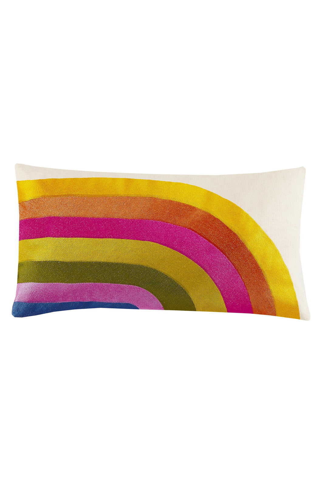 Trina Turk Calistoga Embroidered Pillow- Multi Color