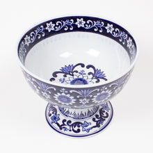 Load image into Gallery viewer, Blue and White Chinoiserie Fruit Bowl