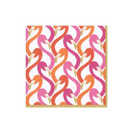 Caspari Flamingo Flock Paper Cocktail Napkins