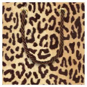 Caspari Zanzibar Leopard Gift Bag