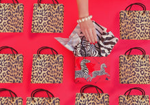 Load image into Gallery viewer, Caspari Zanzibar Leopard Gift Bag