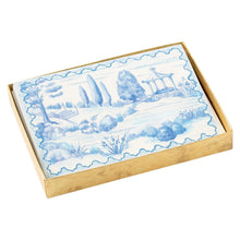 Load image into Gallery viewer, Caspari Tuscan Toile Boxed Note Cards