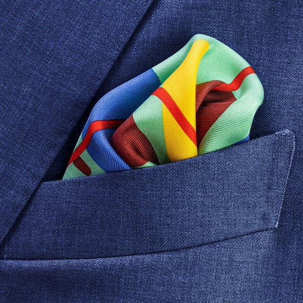Chihuly Silk Twill Pocket Square No. 2