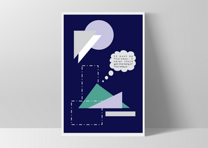 Creampuff Binary Code Giclee Print