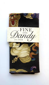Fine and Dandy Medieval Menagerie Cotton Pocket Square