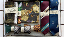 Load image into Gallery viewer, Fine and Dandy Blue Gin and Tonic Silk Tie