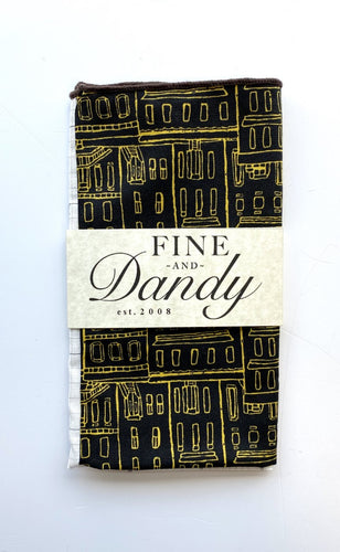 Fine and Dandy City Planner Panelled Pocket Square