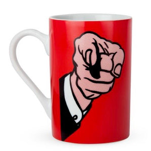 Lichtenstein Finger Pointing Mug