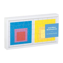 Load image into Gallery viewer, MoMA Josef Albers Wood Jigsaw Puzzle Set