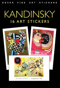 Dover Fine Art Stickers- Kandinsky