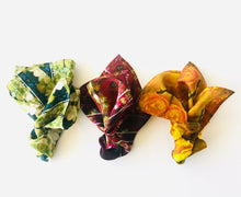 Load image into Gallery viewer, Floral Photography Silk Pocket-Squares
