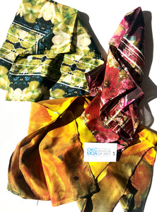 Floral Photography Silk Neckerchiefs